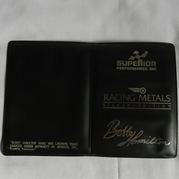 Nascar Superior Performance Racing Metal Card 1991 Silver Ed.Bobby Hamilton #963 - Picture 2 of 3